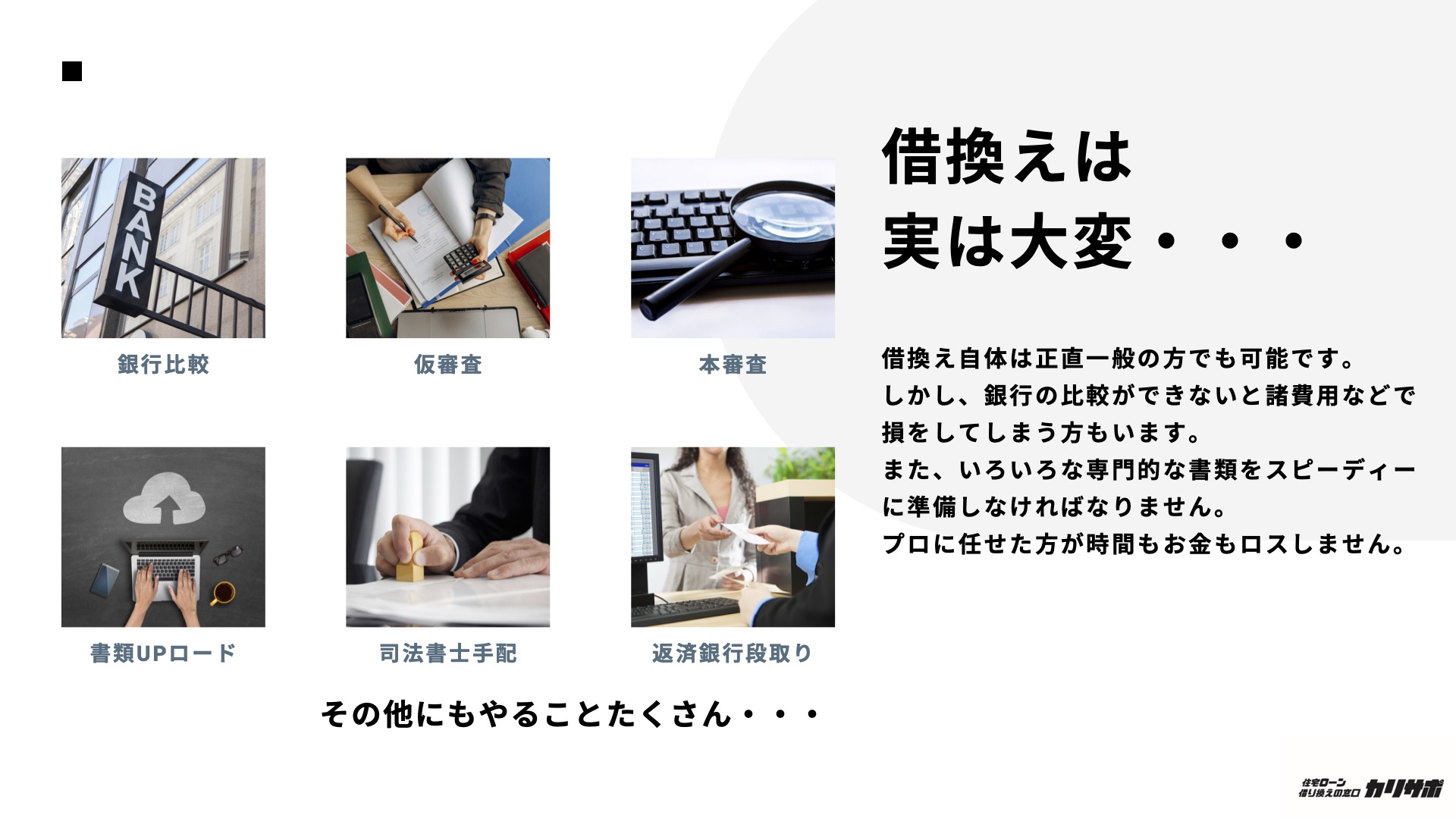 借り換えを自分でやると